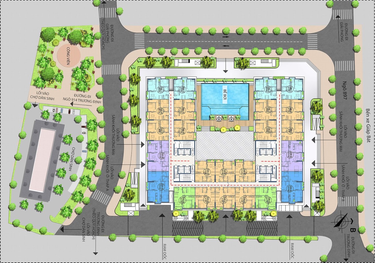 Chung cư Geleximco Giải Phóng