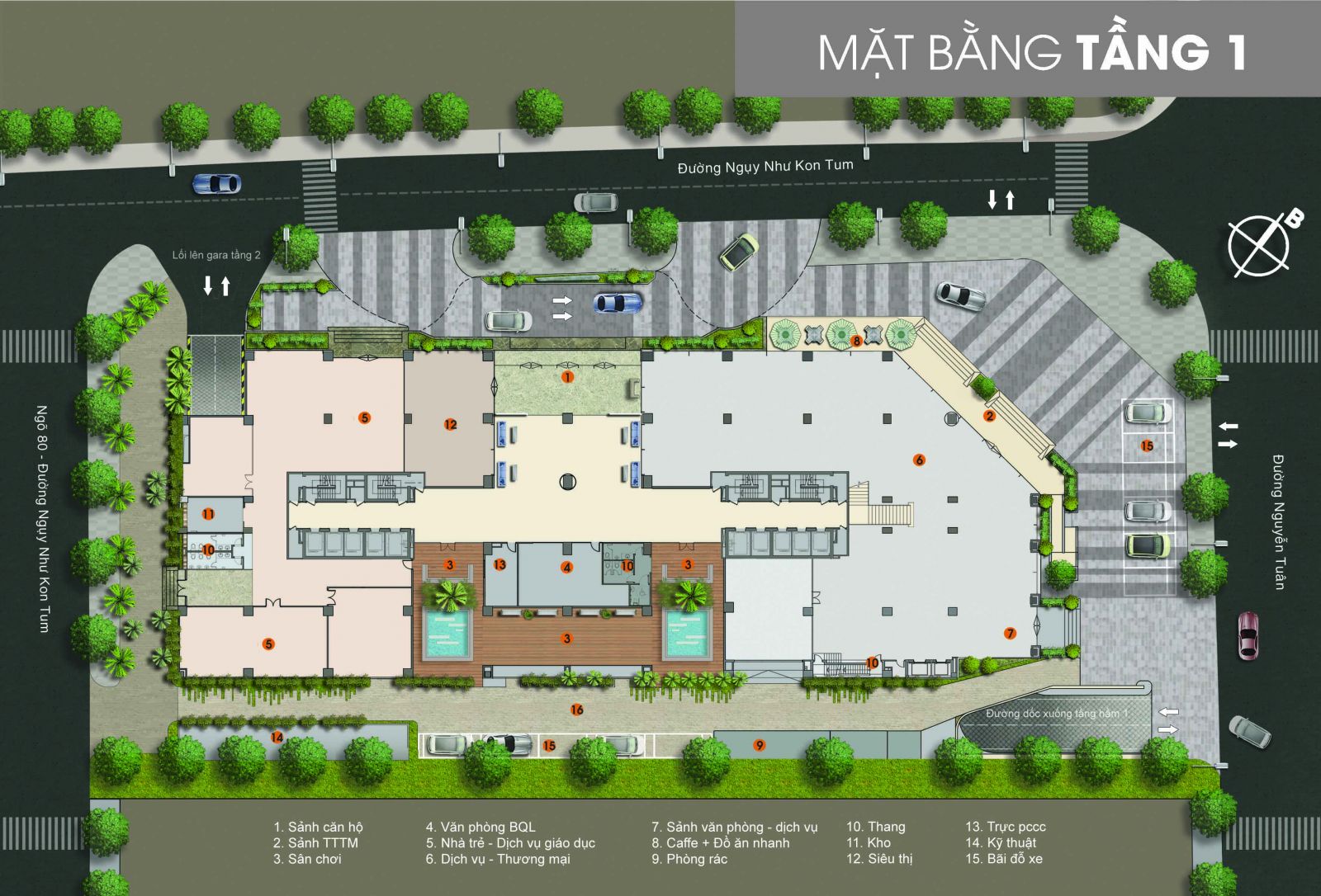 Chung cư The Legend 